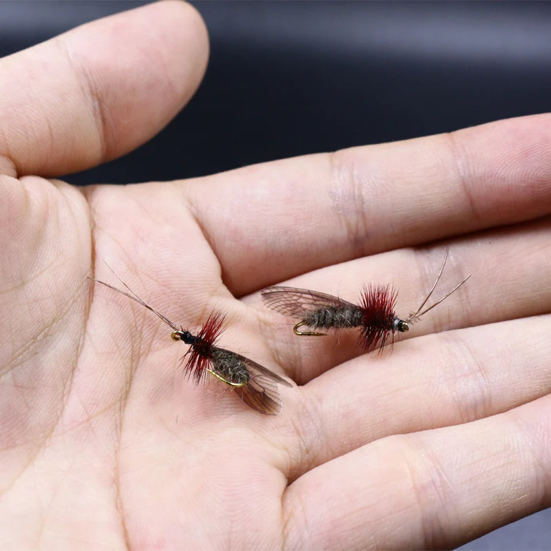 Royal Sissi-Juego de 108 Uds. De alas de moscas super realistas para adultos, alas de atado de moscas de piedra y caddis, señuelos de pesca con mosca para trucha, materiales para atar - imagen 5