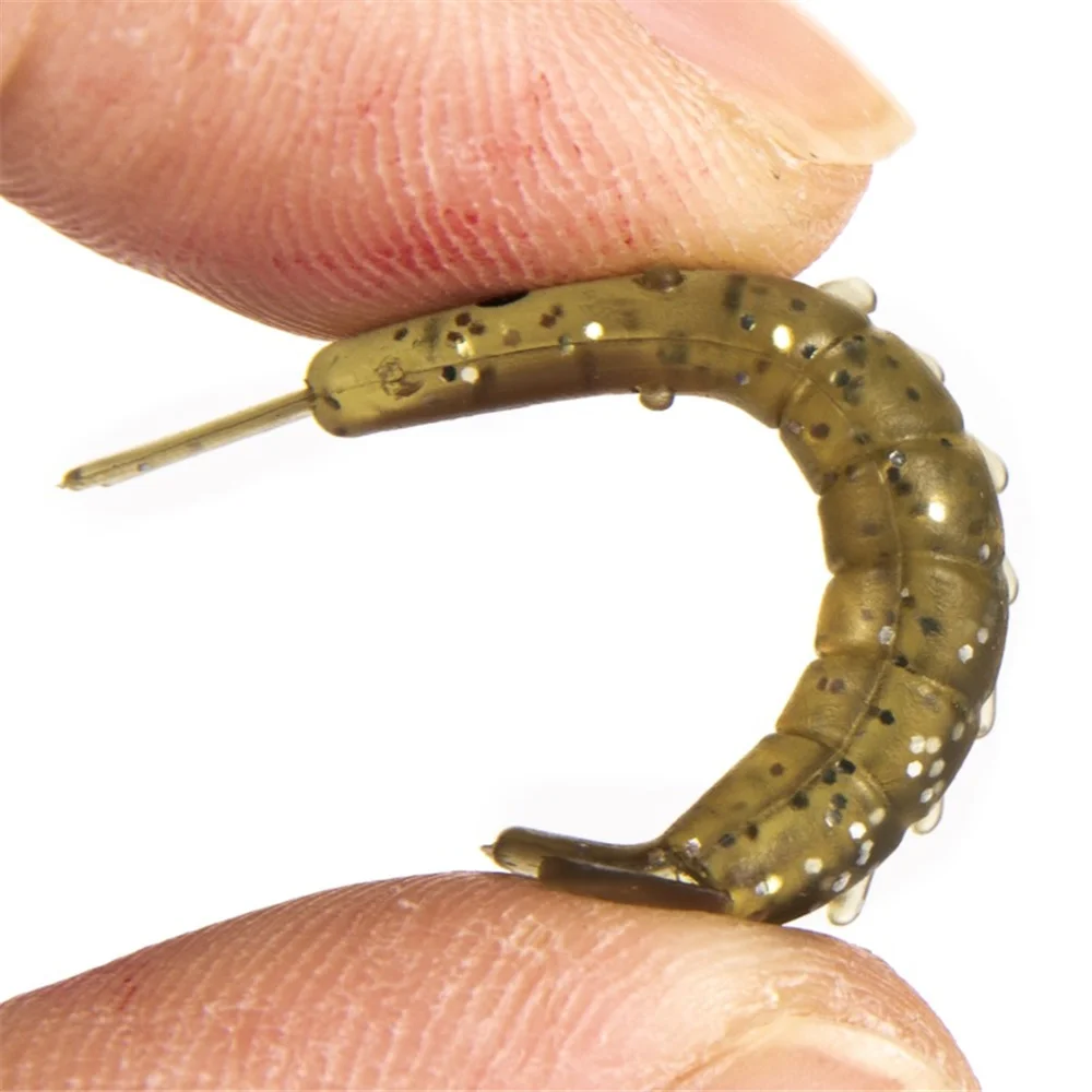 121 unids/caja Kit de señuelos blandos, anzuelos de pesca de camarones falsos luminosos, cebo Wobblers, plantilla Swimbait, cebo Artificial, juego de aparejos de pesca de carpa - imagen 4