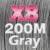 X8-200M-GRAY