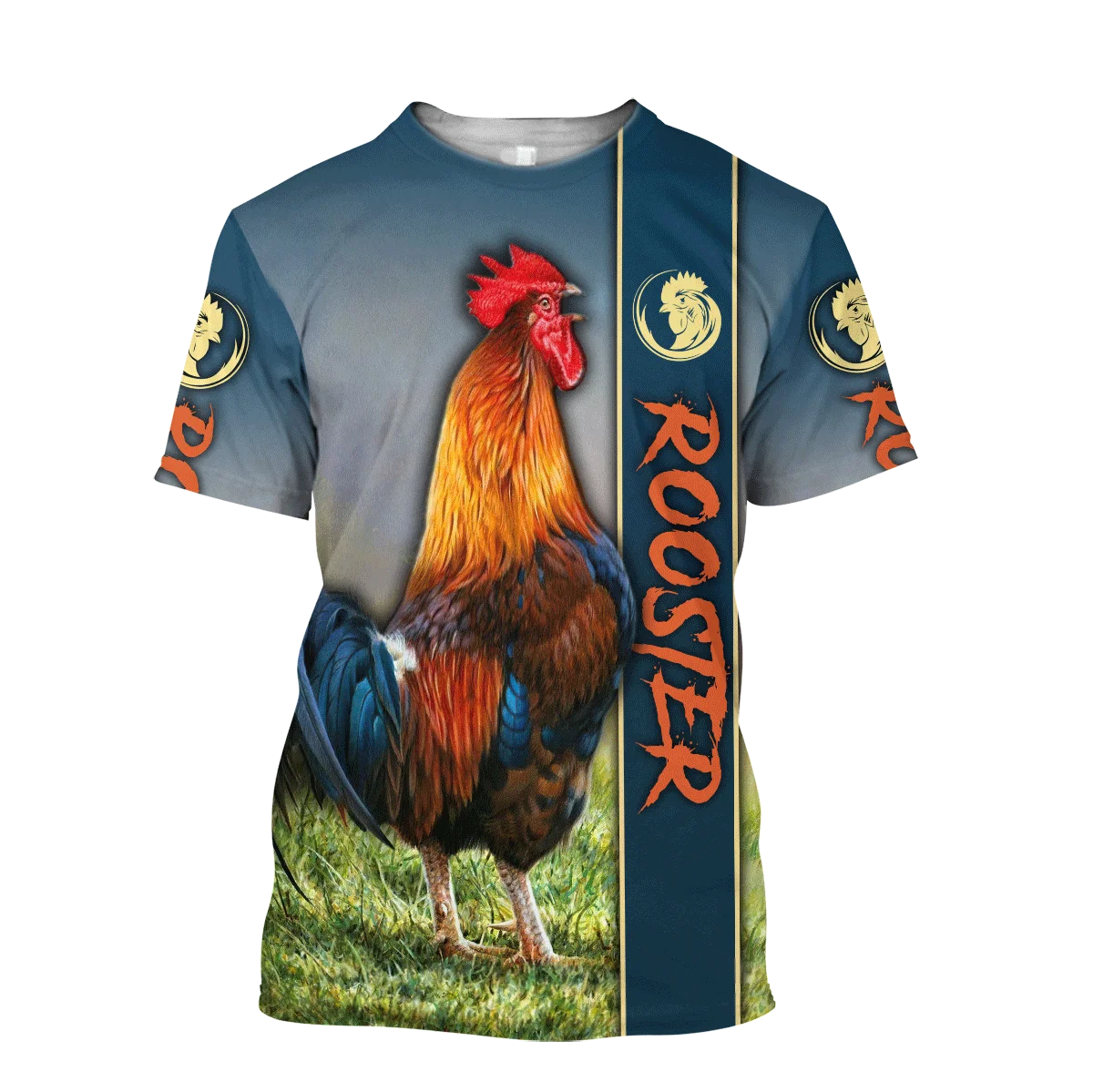 Camiseta Hipster de verano 2025 para hombre, camiseta de manga corta con estampado 3D de caza de gallo hermoso, camisetas informales Unisex TX0172 - imagen 2