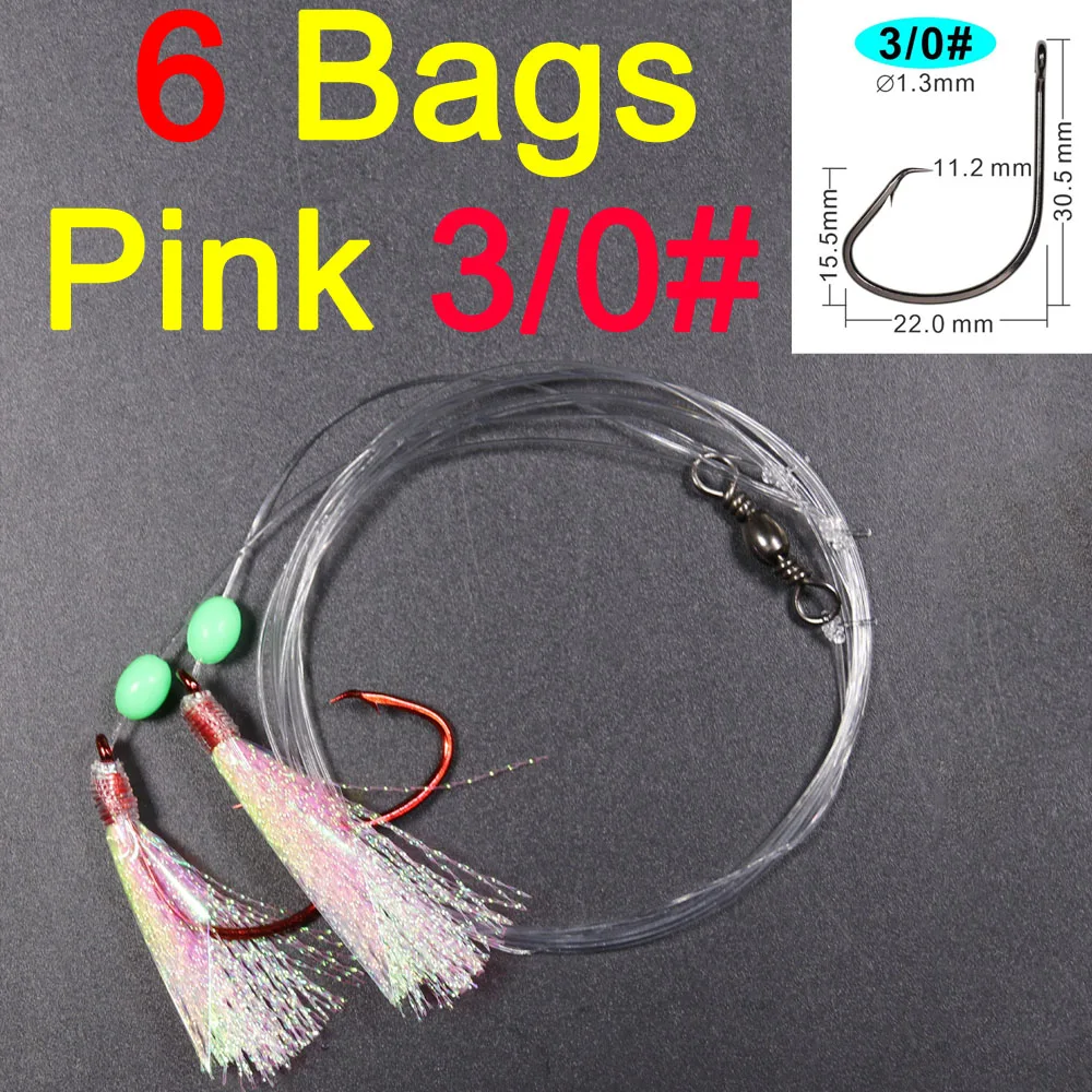 6bags Pink 3I0