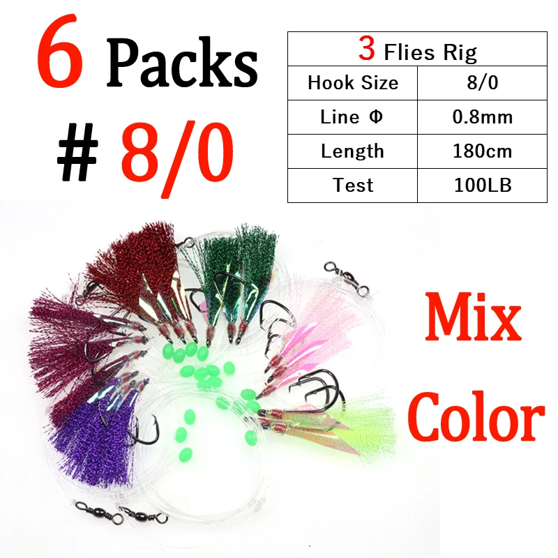 6bags 810  mix color