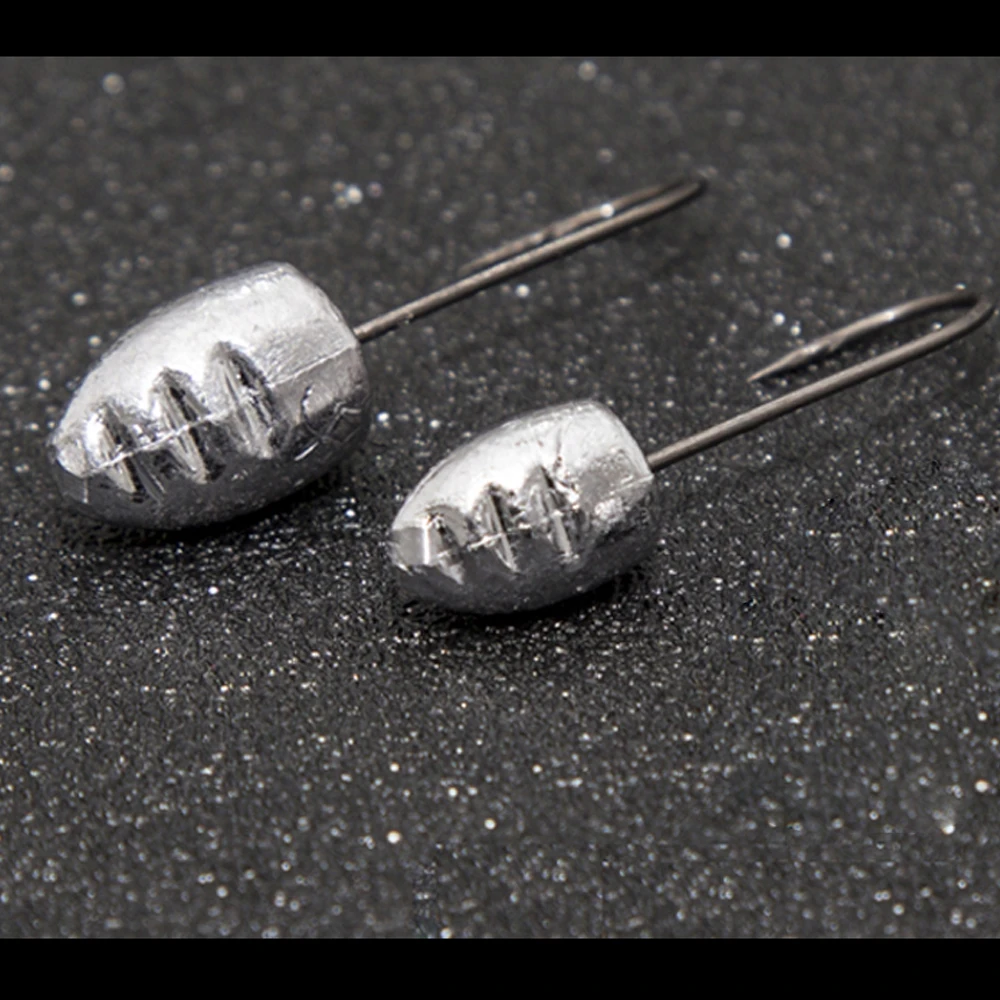 JOHNCOO, 10 Uds., anzuelo con cabeza de anzuelo expuesto, anzuelos de pesca 2g 3g 5g, anzuelo de cebo suave, anzuelo de mujer, anzuelo de jigging ligero - imagen 5