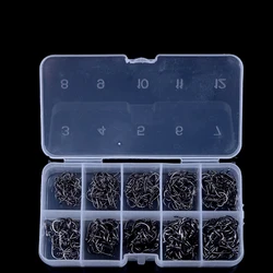 Kit anzuelos de acero carbono para carpa – Agua dulce #3-12