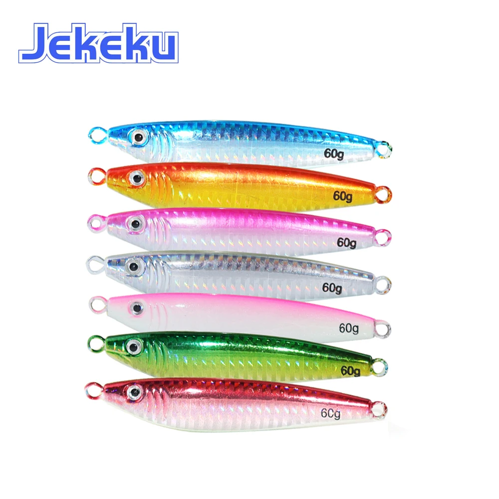 Jig cebo artificial para lubina JEKEKU – Metal brillante