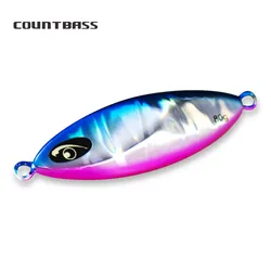Countbass S2-señuelo de pesca con plantilla de Metal de tono lento corto, con ojos luminosos, señuelos de Jigging, elección de pescador, 20g, 30g, 45g, 60g