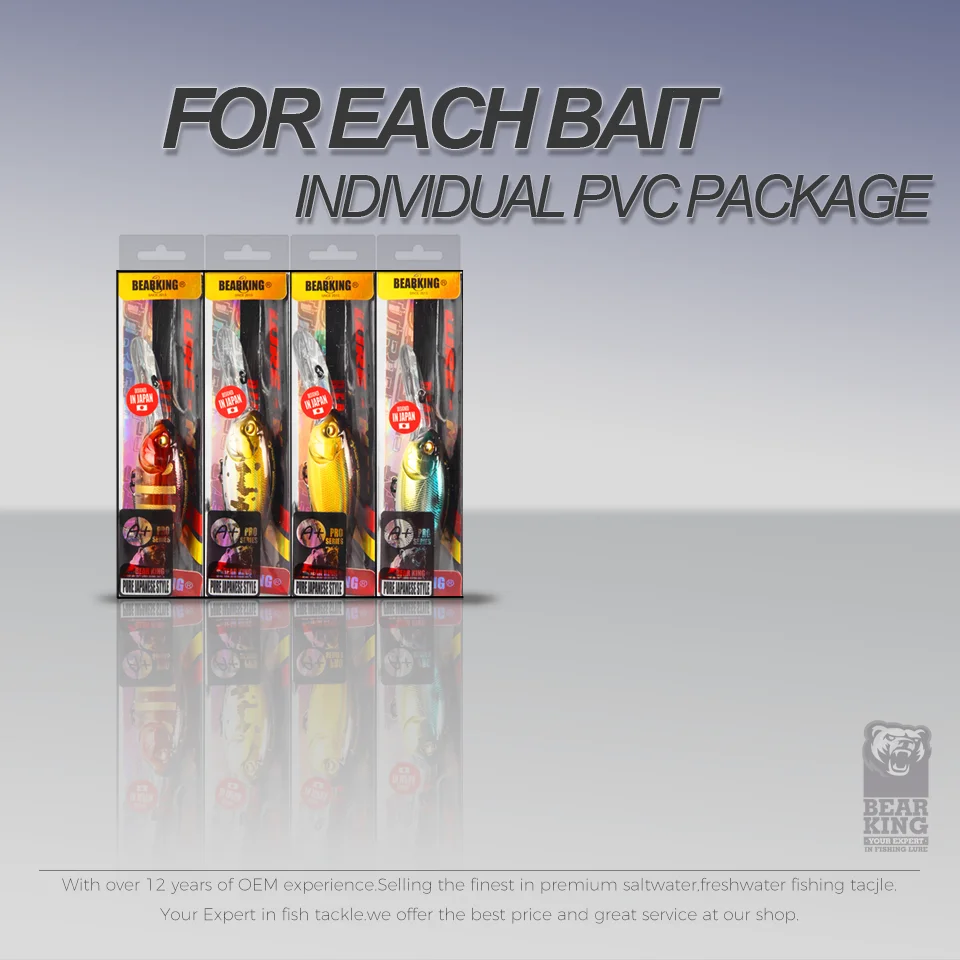 BEARKING 75mm 23g Señuelos de pesca superiores cebo flotante de manivela cebo de buceo profundo señuelo cebos duros de alta calidad Wobbler de acción profesional - imagen 3