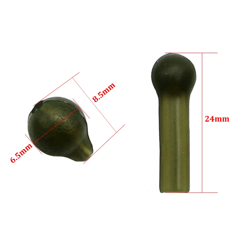 Accesorios de pesca de carpa, Kit de accesorios para helicóptero, cuentas de manga giratoria de ojo grande, manga antienredos, Clip múltiple para pesca de carpa, 25 uds. - imagen 3