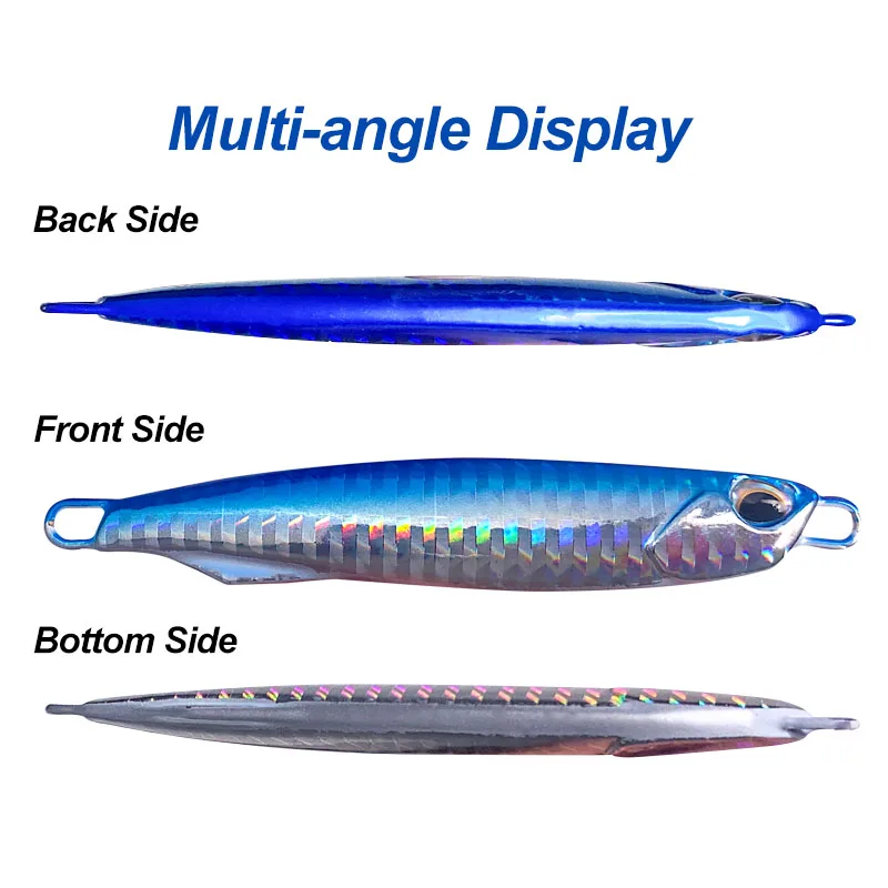 TEASER J65 14g 28g 40g 60g 80g Micro Shore Casting cuchara de Metal plantilla de hundimiento lento señuelo carpa lubina pesca en mar accesorio Crankbait - imagen 3