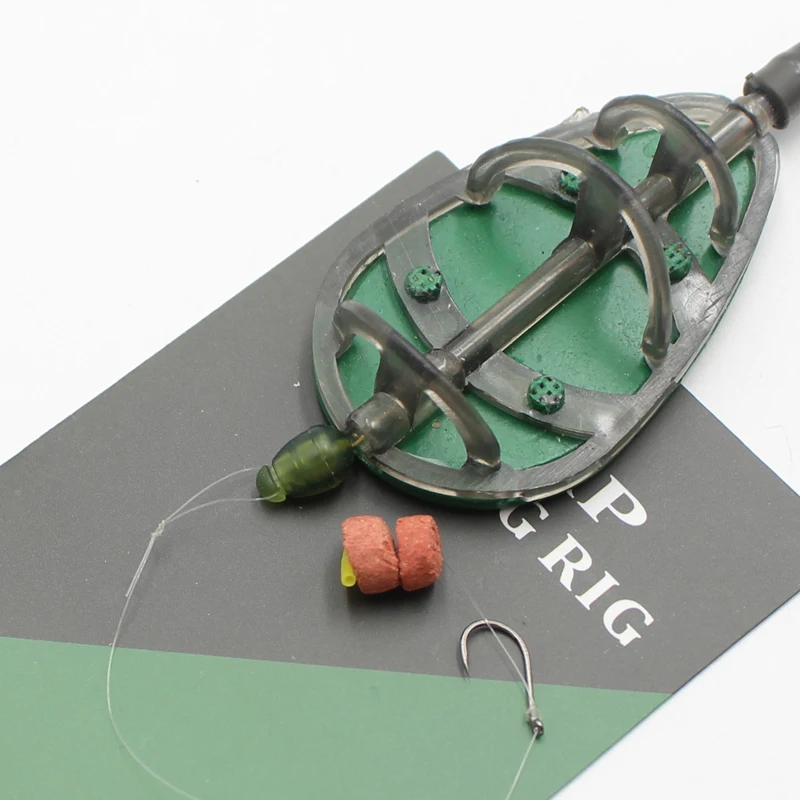 20 piezas cuentas de cambio rápido, aparejos de pesca de carpa, eslabones de gancho, alimentadores de método, accesorios de pesca de carpa, aparejos - imagen 5