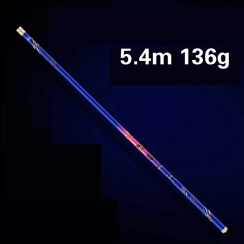 Olta De Pesca telescópica, caña De pescar superdura De fibra De carbono 46T, 12H, 6H, 3,6 m-8,1 m - imagen 5