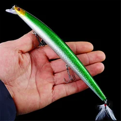 Señuelos flotantes de Pesca de pececillos grandes, cebo duro Artificial Isca, Crankbait, aparejos de Pesca de carpa, 18,5 cm, 22g, 1 unidad