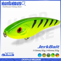 Hunthouse Jerkbait Musky Buster Pike - Señuelo Jerk VIB de hundimiento
