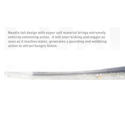 Vinilo JOHNCOO Slug 125mm – Señuelo de silicona para pesca