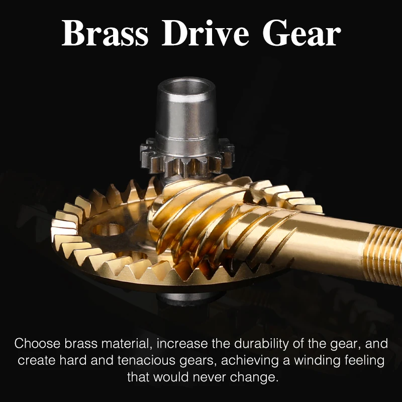 TSURINOYA POSEIDON 7000 carrete de pesca giratorio de agua salada de alta resistencia 5,9: 1 20kg potencia de arrastre rueda de mar de gran juego de metal completo - imagen 4