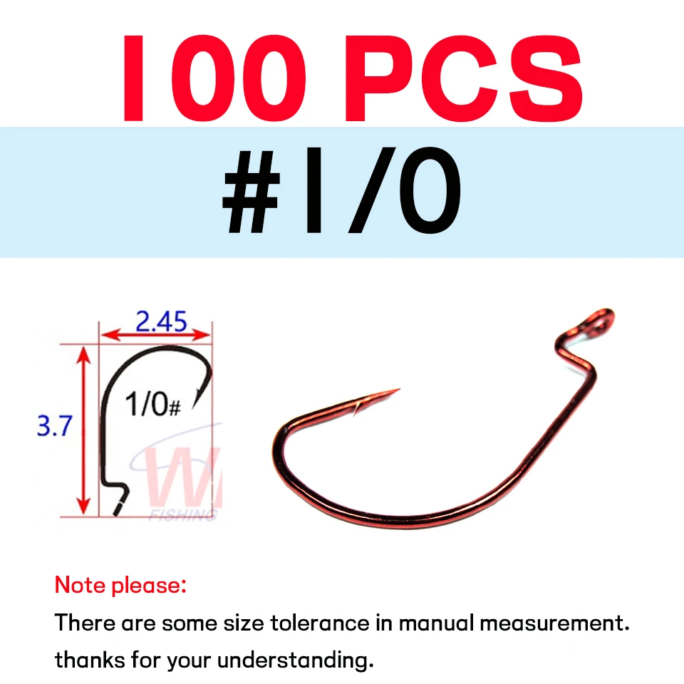 100pcs Size 1l0