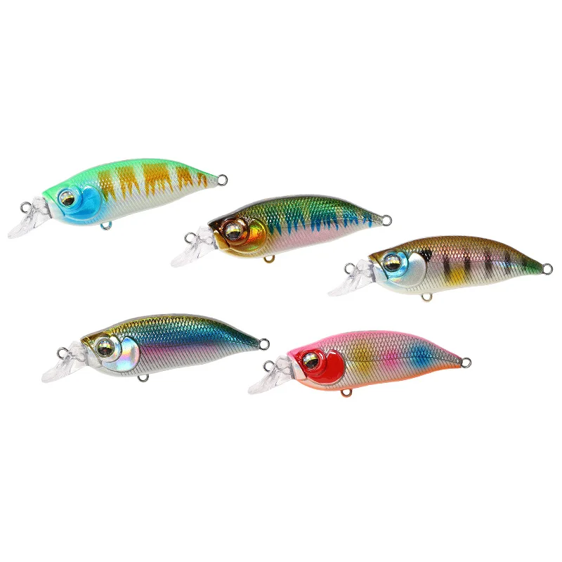 57mm/8g Minnow Wobblers Pike Fishing Lure Artificial Bait Hard Swimbait Mini Crankbaits Fishing Tackle Lures - imagen 3