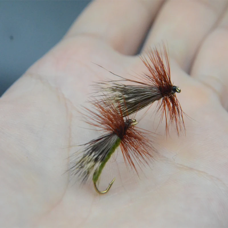 Goddard Mosca Seca Caddis/Chuck para Trucha Natural – Acero
