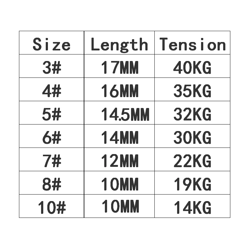 Conector de acero inoxidable para Pesca, rodamiento giratorio de cobre, accesorios de aparejos de Pesca, lote de 1000 unidades, 3 #/4 #/5 #/6 #/7 #/8 #/10 # - imagen 5