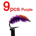 9pcs purple