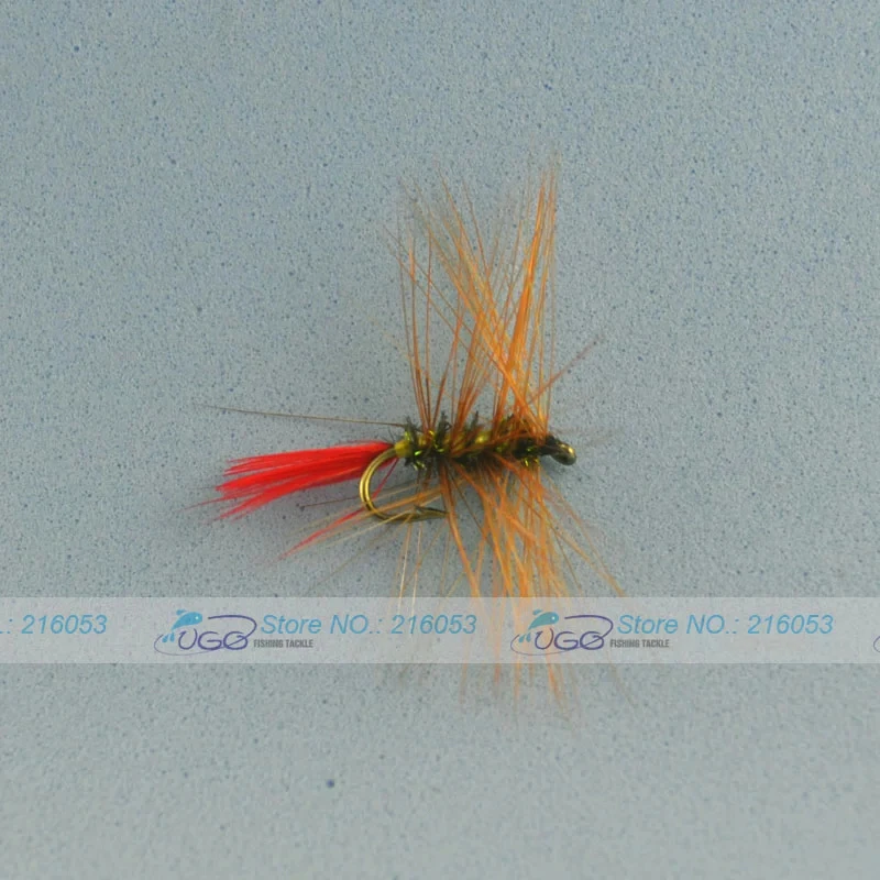 Wifreo-SEÑUELOS de pesca con mosca, 10 unidades, 12 #, ninfa marrón, gusano, trucha - imagen 3