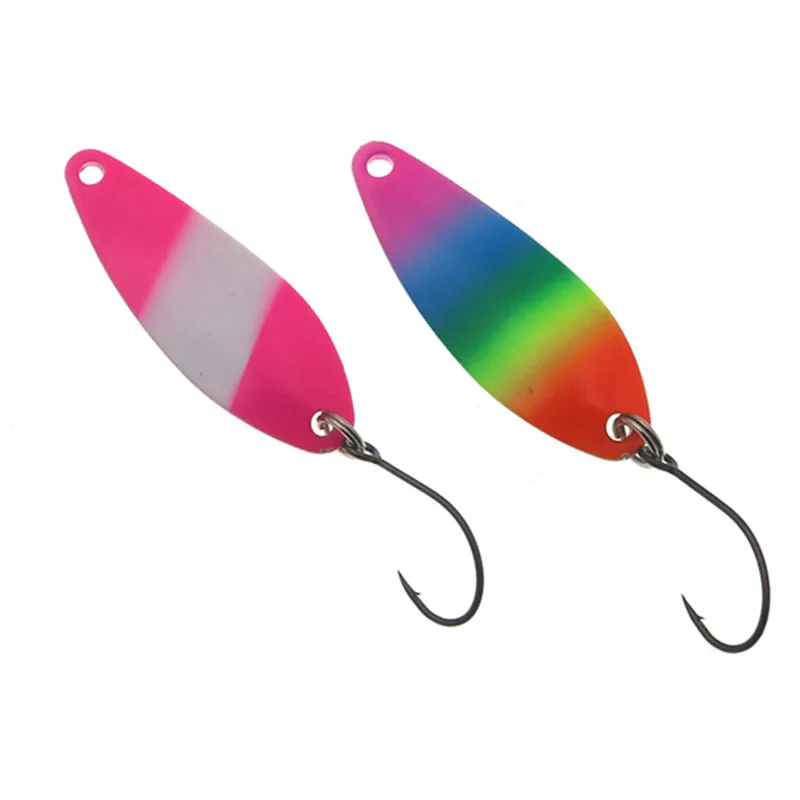 HISTOLURE-señuelo cuchara de pesca, 5g, 40mm de largo, cebo giratorio de Metal de fundición, cuchara para trucha, plantilla, aparejos de pesca Swimbait - imagen 2