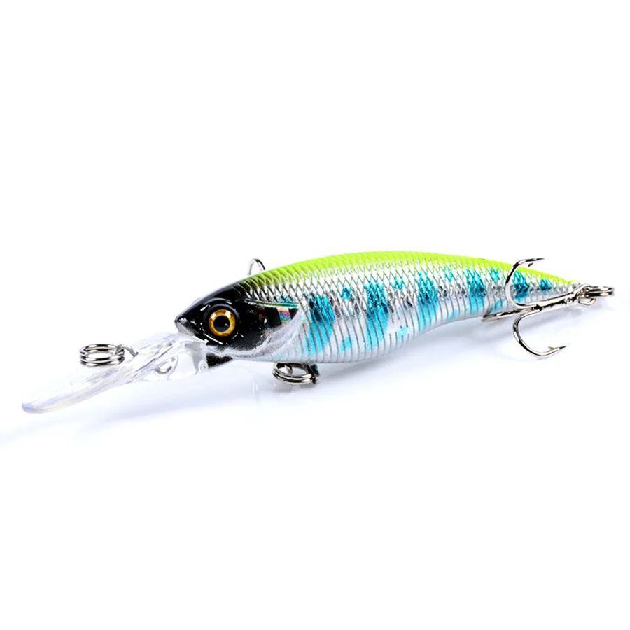 Señuelos flotantes para Pesca, cebos crankbait de 8,2 cm y 5,7g, aparejos de Pesca de carpa, cebo duro para lubina, Wobblers artificiales para curricán - imagen 4