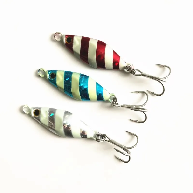 Señuelo Artificial de pesca brillante, cebo duro luminoso, planeador plano del océano, 5-15g - imagen 4