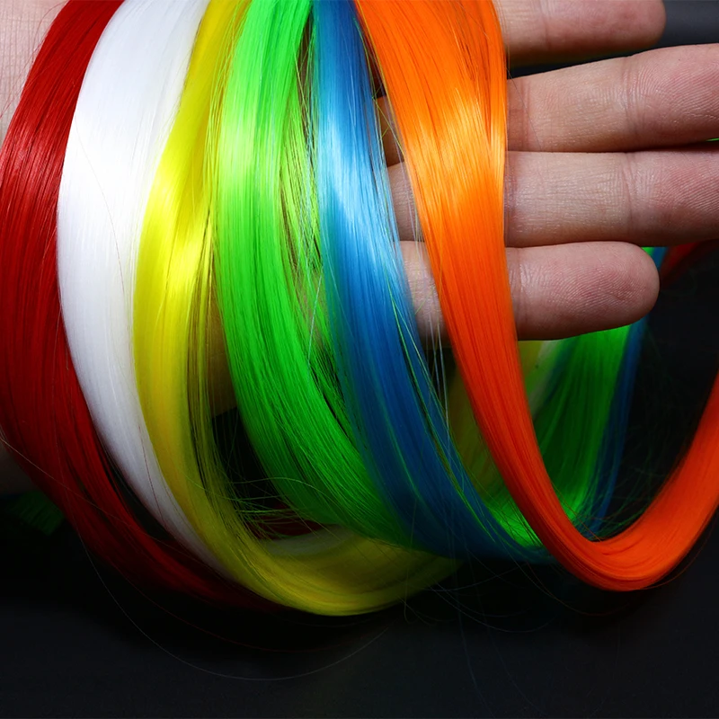 Royal Sissi-Serpentinas de agua salada, fibras de pececillo duraderas, materiales de atado de moscas, pelo sintético, fabricación de moscas de lucio y lubina, 12 colores - imagen 5