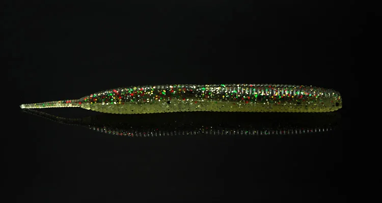 Japón aguja cola pez 6 piezas bolsa Jig Head uso TEXAS RIG señuelo de pesca cebo suave cebo de lubina gusano fino - imagen 5