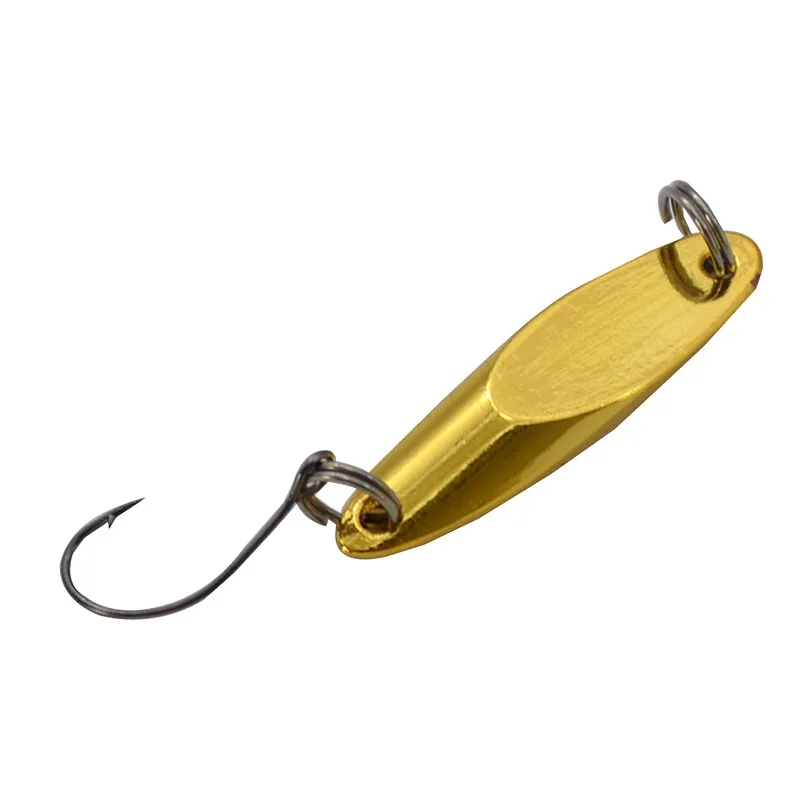 Señuelo de pesca de un solo gancho, semillas de melón de simulación, cucharas de hoja Salix, señuelos artificiales de lentejuelas de 1g-5g, lote de 4 piezas, venta - imagen 4