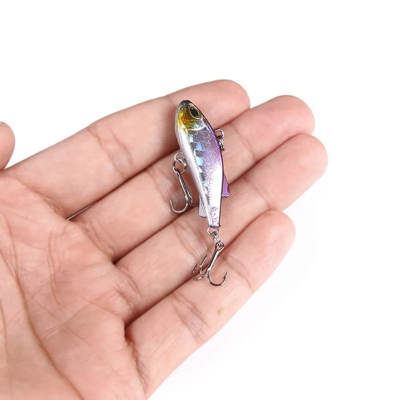 Mini señuelo de pesca VIB que se hunde, 4cm, 4g, cebos artificiales de vibración, Wobblers de pesca en hielo de invierno, aparejos de pesca Crankbait de lubina, 1 ud. - imagen 2