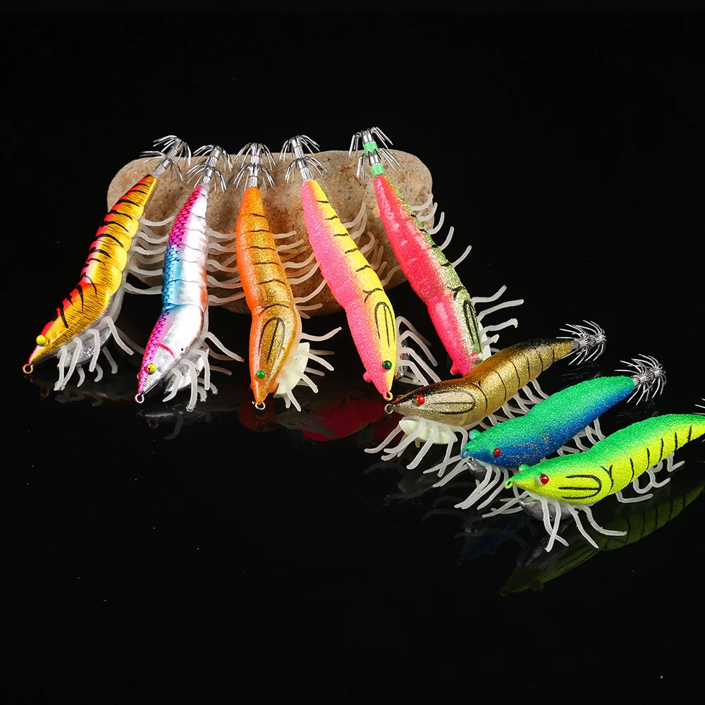 Cebo de calamar luminoso, anzuelo de hundimiento lento, 1 piezas, Webfoot, pulpo Egi 3,5, 21g