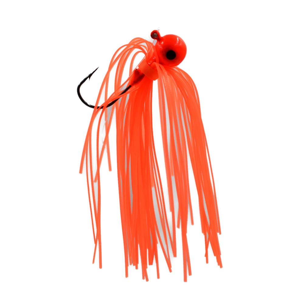 MNFT Jig Head falda silicona curricán – Anzuelo acero barba - imagen 3