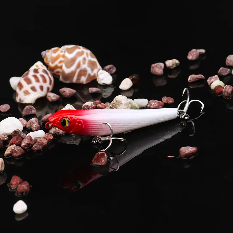 Señuelo de pesca de hundimiento lento Zigzag, lápiz para perros, pececillo, 7cm, 10g, señuelos artificiales de fundición larga, cebo duro, 1 pieza en oferta - imagen 2