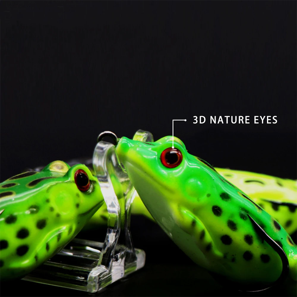 CCLTBA-Señuelos de Pesca Topwater, cebo de rana blanda, aparejos de pesca de cabeza de serpiente, cebo deslizante, 5g, 8g, 12g - imagen 4