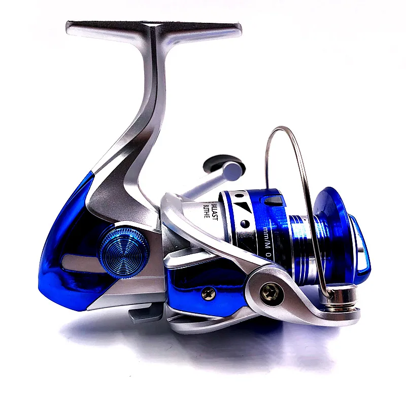 Carrete de barco de pesca de Metal, rueda giratoria, máquina de tambor - imagen 4