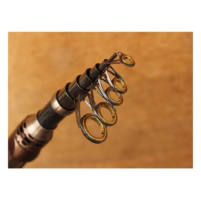 Retráctil caña de pescar mucho tiempo de mar de todas las aguas portátil caña de pescar de carbono 1,8 M 2,1 M 2,4 M 2,7 M 3,0 M 3,3 M X609G - imagen 5