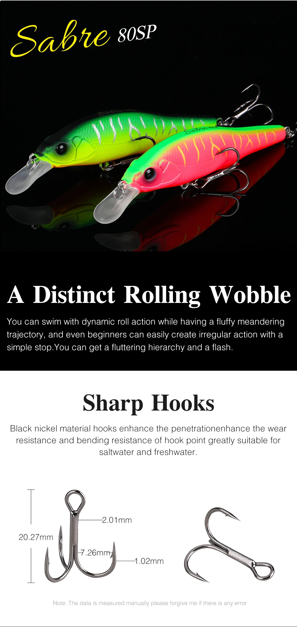 Experimente la emoción de la pesca con nuestros vibrantes ganchos de pesca dinámicos y duraderos sant.