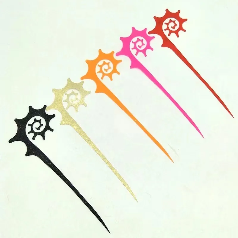 Jinhongkang100 Uds. Señuelos de plantilla de goma luminosos de silicona de varios colores, Material de faldas de calamar - imagen 3