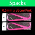 0.5mm 5packs pink