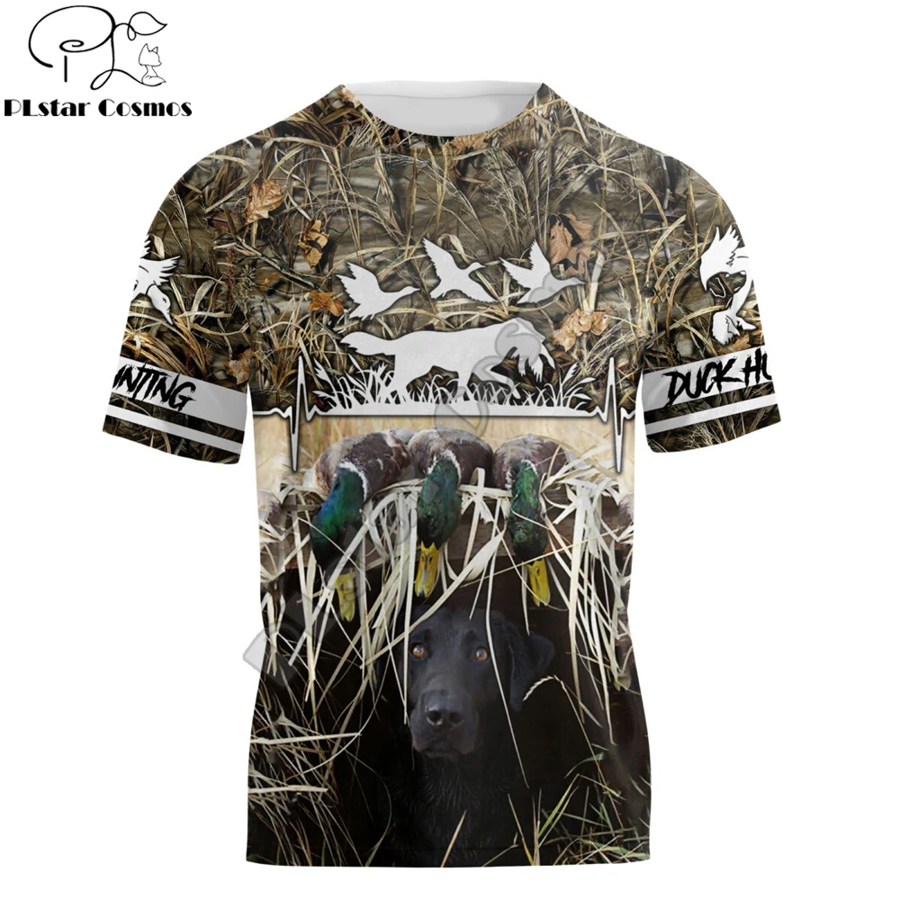 2025 novedad de verano Cool Hipster hombres camiseta pato caza hueso Reaper impresión 3D Camiseta de manga corta Unisex Casual tops TX222
