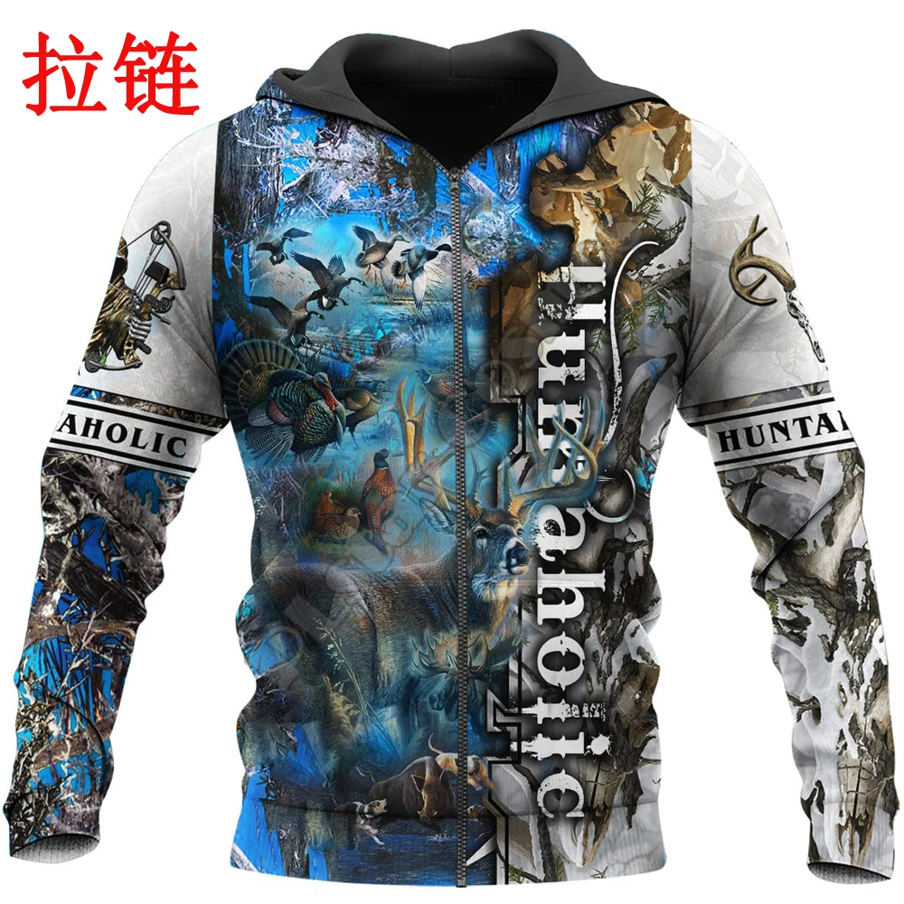 Sudadera con capucha Deluxe Camo 3D para pesca estilo unisex - imagen 2