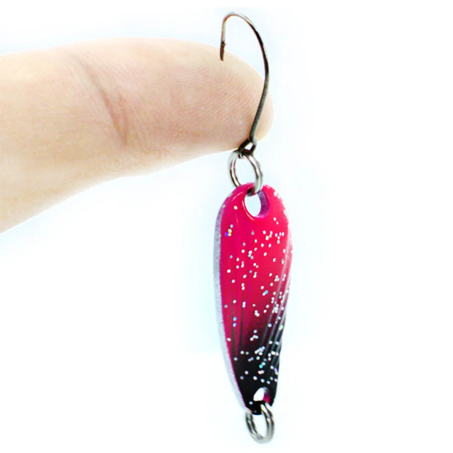 Señuelo de pesca Artificial, cebo duro para trucha, señuelo de pesca de carpa, 3g, plantilla de Metal con lentejuelas de ruido, conjunto de Swimbait de invierno, 4 Uds. - imagen 4