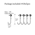 5pcs 10g jig head
