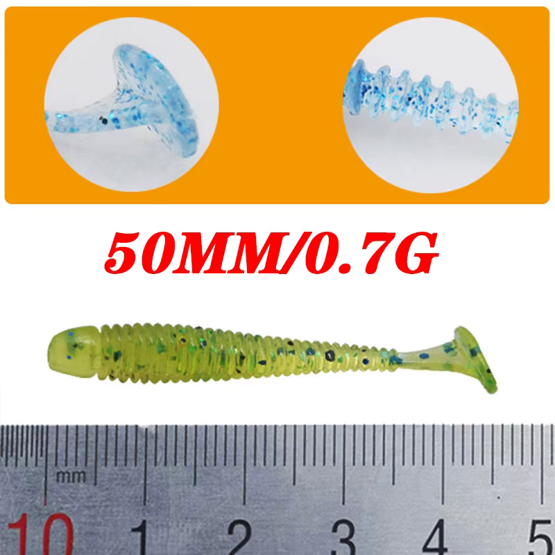 Jigs de plomo con swimbait silicona 10 colores para bass y carpa - imagen 4