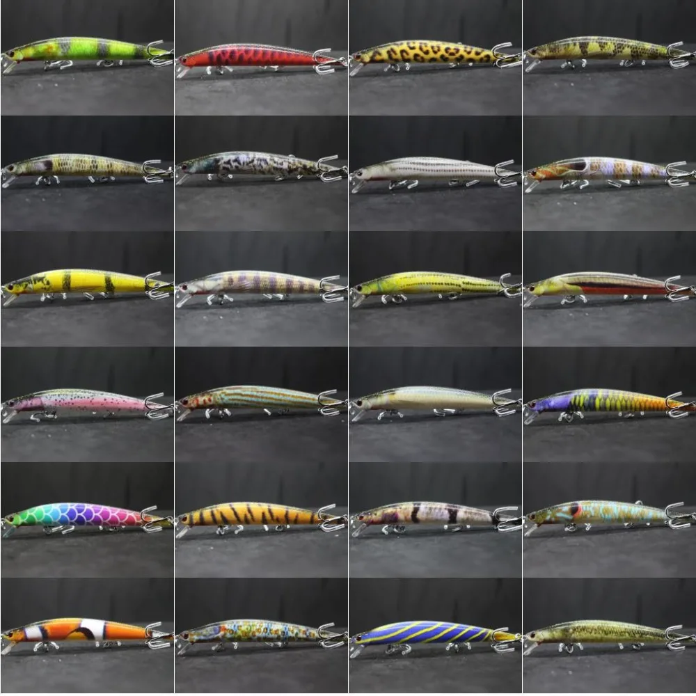 WLure-señuelo de pesca de 11,7g, 12cm, estilo largo y delgado, hoja de corte en forma de cuerpo, anzuelos de alta calidad realistas HM616 - imagen 5