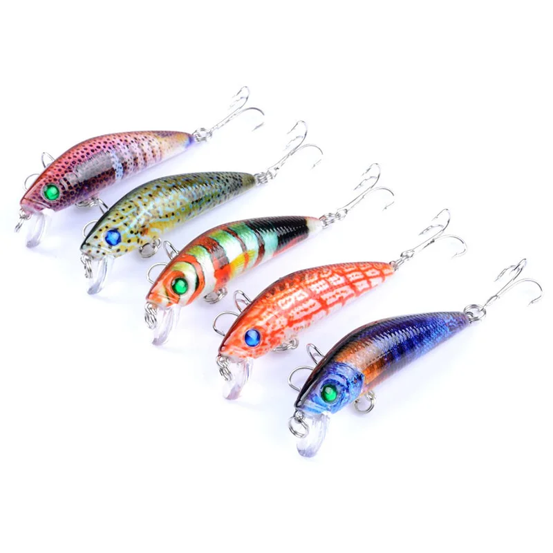 WDAIREN-señuelo de pesca Crankbaits Wobblers para pececillos, cebo Artificial de plástico duro flotante de 7cm y 8g, aparejos de pesca para lucios - imagen 3