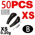 50PCS XS B Bk Nickel