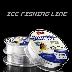 Línea Nailon Japonesa Ice Fishing Monofilamento baja memoria